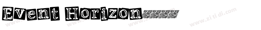 Event Horizon字体转换